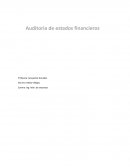 Auditoria de estados finacieros CARLOTA S.A