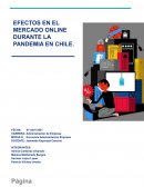 Actividad Efecto en el mercado online durante la pandemia en Chile
