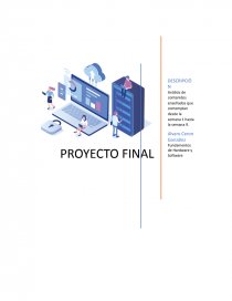 Proyecto Final de Fundamentos de Hardware y Software. Página 1