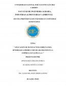 Aplicacion de manufactura esbelta para optimizar la produccion de arandanos en la empresa Agualima S.A.C