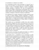 Los antropólogos, los indígenas y las ciudades