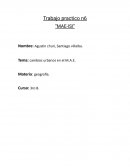 Cambios urbanos en el M.A.E.