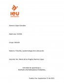 Filosofía y epistemología de la educación