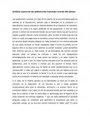 Análisis acerca de las poblaciones humanas a través del tiempo