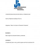 Relación entre competencias y perfil de egreso del Plan de estudios 2011 con la educación preescolar