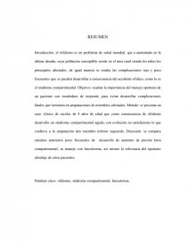 SÍNDROME COMPARTIMENTAL AGUDO COMO CONSECUENCIA DE OFIDISMO SEVERO A PROPÓSITO DE UN CASO. Página 2