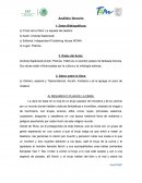 Análisis literario la espada del destino