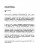 Relación entre administración, empresa y organización