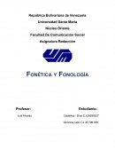 Fonética y Fonología