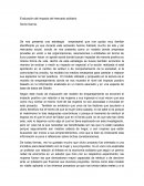 Evaluación del impacto del mercado solidario