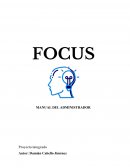 Focus Manual del Administrador