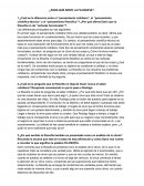 PARA QUÉ SIRVE LA FILOSOFIA