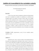 Análisis de la moralidad de las sociedades actuales