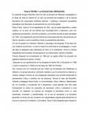 PAULO FREIRE Y LA EDUCACION LIBERADORA