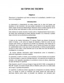 TIPOS DE TIEMPO