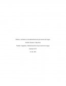 Política y normativa en la administración de prevención de riesgos