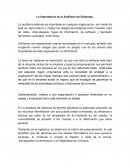 La Importancia de la Auditoria de Sistemas