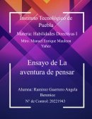 La aventura de pensar