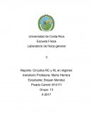 Reporte: Circuitos RC y RL en régimen transitorio