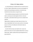 Crianza en los tiempos modernos