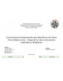 Características Fundamentales que Identifican a los Seres Vivos (Materia viva)