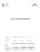 PLAN DE CONTINUIDAD OPERACIONAL