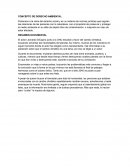 CONCEPTO DE DERECHO AMBIENTAL