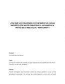 ¿Por qué los creadores de contenido no pagan impuestos por hacer publicidad a las marcas a través de su red social “instagram”?