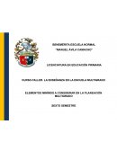 La educación multigrado