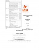 VALORACION DE LA CALIDAD DE FUENTES DE INFORMACION