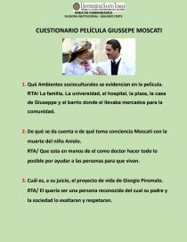 CUESTIONARIO GIUSSEPE MOSCATI. Página 1