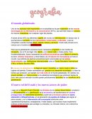 Resumen de geografia