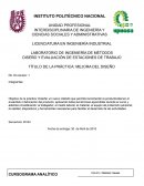 PRÁCTICA: MEJORA DEL DISEÑO