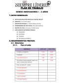 PLAN DE TRABAJO SOMOS INNOVADORES I – 4 AÑOS