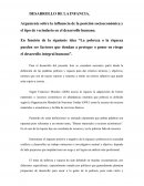 Desarrollo de la infancia