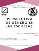 La importancia de la perspectiva de género en las escuelas