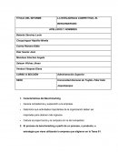 LA INTELIGENCIA COMPETITIVA- EL BENCHMARKING