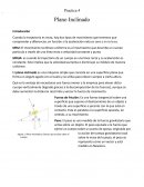 Practica 4. Plano inclinado