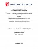 Prevención de la Anemia en Niños Menores 5 Años Según la Teoría de “Nola Pender”