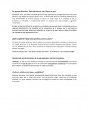 Por principio financiero, ¿Qué debe hacerse con el dinero en caja?