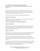 EL SECRETO DE UN BUEN CUESTIONARIO