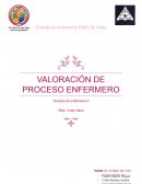 Valoración proceso de enfermería
