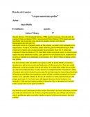 Reseña del cuento: “es que somos muy pobre”