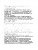 Respuestas según el video de Fernando Savater