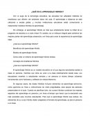 ¿Que es el aprendizaje hibrido?