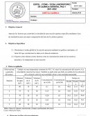 Informe sobre cinetica quimica