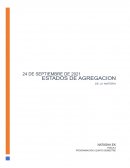 Estados de agregación de la materia