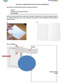 Guía para elaborar nuestra cartilla