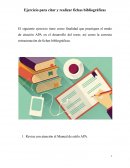 PA Ejercicio para citar y realizar fichas