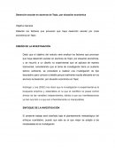 Deserción escolar en alumnos de Tepic, por situación económica